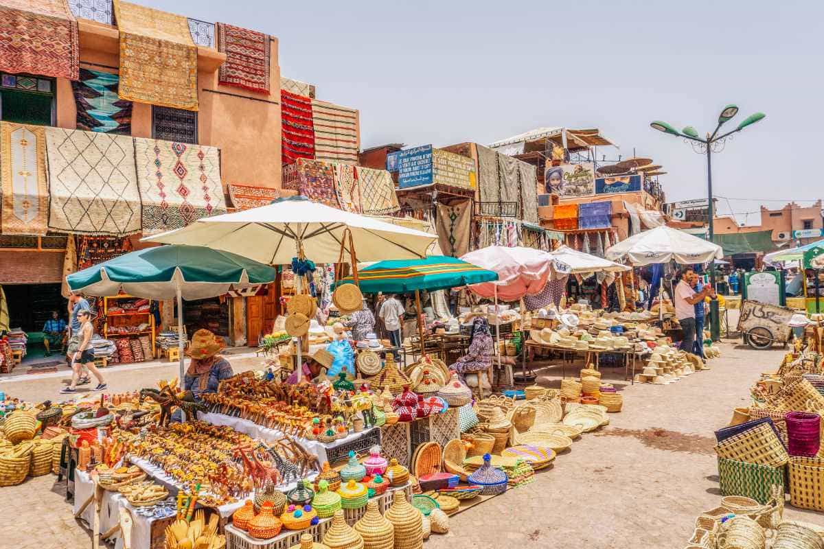 Marrakech souk - Discover local crafts and exotic spices